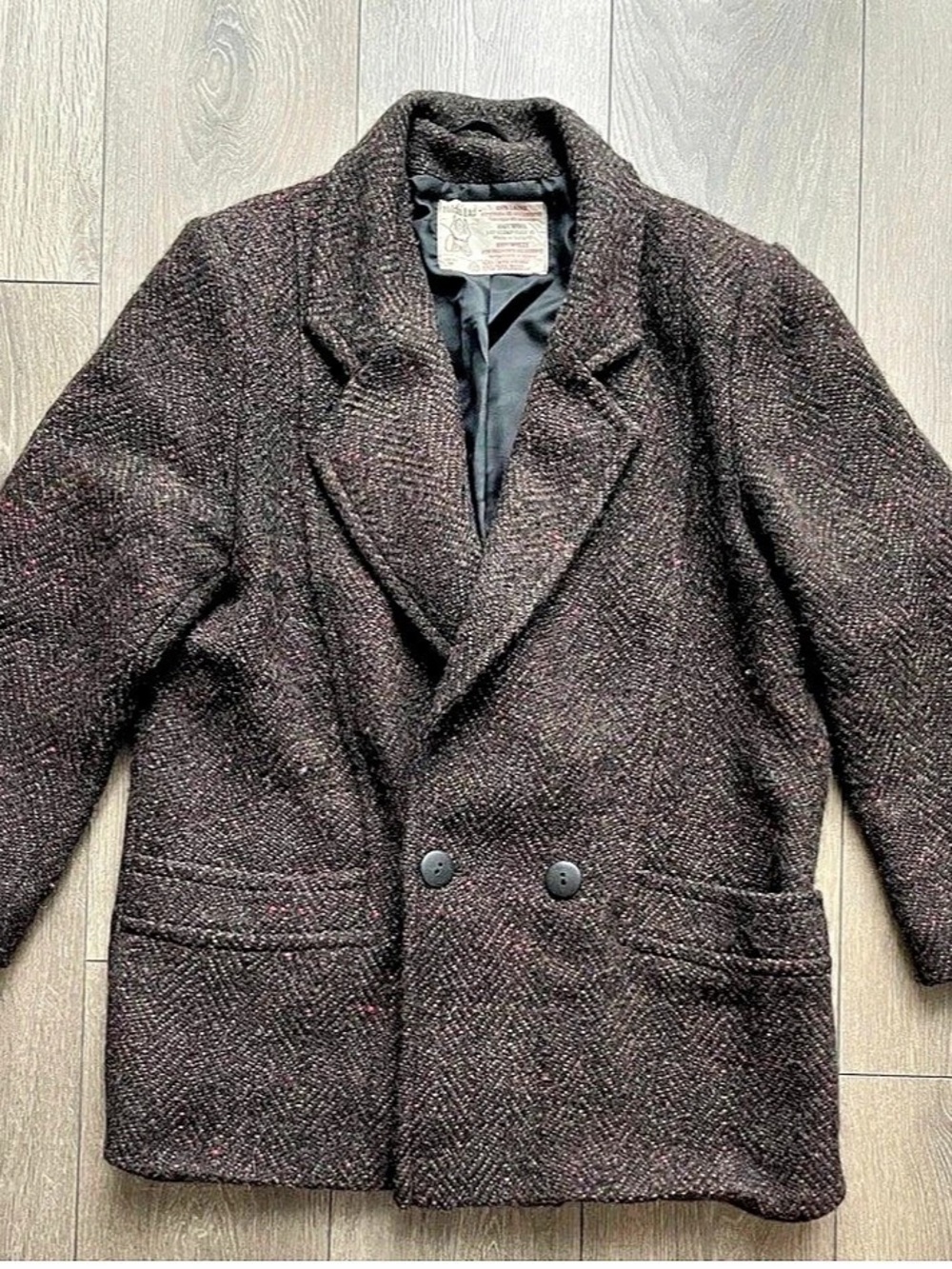Vintage Hilda Ltd 100% Iceland Wool Jacket Size M